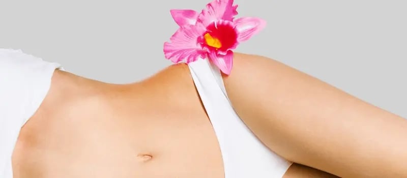 Gelaserte Bikinizone